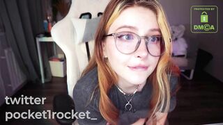 Pocketrocket Webcam Porn Video Chaturbate Redhead Natural Ahegao