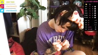 CherriLove23 Webcam Porn Video Record [Stripchat]: flexibility, mouth, sexydance, footjob