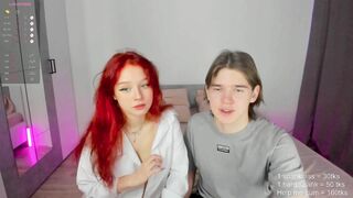 Watch karen_n_liam New Porn Video [Chaturbate] - redhead, new, couple, shy, 18