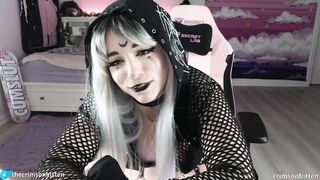 Watch crimsonkitten New Porn Video [Chaturbate] - bigass, smalltits, lovense, squirt, goth