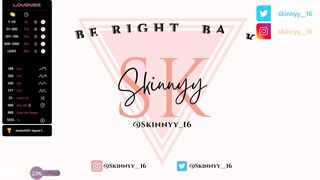 skinnyy_16 New Porn Leak Video [Chaturbate] - new, bigass, lovense, skinny, teen