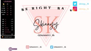 skinnyy_16 New Porn Leak Video [Chaturbate] - new, bigass, lovense, skinny, teen