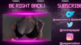 pepperxminthe New Porn Video [Chaturbate] - creampie, lovense, squirt, curvy, lush