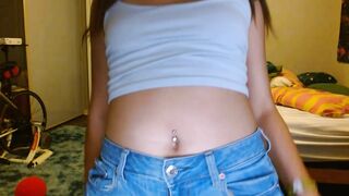 emma_peaches18 Best Porn Video [Chaturbate] - tease, panties, cameltoe, wet, cute