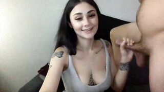 risababyy Best Porn Video [Chaturbate] - couple, young, blowjob, cum, petite