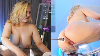 Watch sexy_blonde_doll Top Porn Video [Chaturbate] - fuckmachine, anal, curvy, blonde, bigboobs