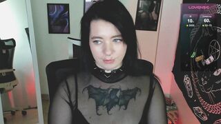 black_kittie_01 Top Porn Video [Chaturbate] - tattoo, mistress, lovense, goth, lush