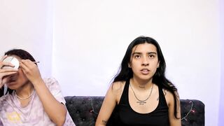 mila_and_molly From Stripchat Hot Porn Video Leak - petite, topless, strapon, cowgirl, gagging
