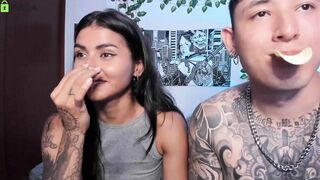 thejoestars Hot Porn Video [Chaturbate] - couple, tattoo, fitness, gym, latin