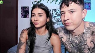 thejoestars Hot Porn Video [Chaturbate] - couple, tattoo, fitness, gym, latin