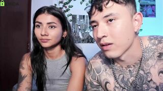 thejoestars Hot Porn Video [Chaturbate] - couple, tattoo, fitness, gym, latin