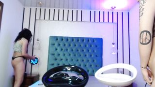 Watch TeamCurlyM From Stripchat Hot Porn Video Leak - lesbians, petite-young, kissing, swallow, new-young