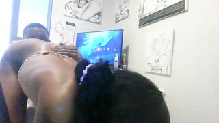 kibrombariu45 Hot Porn Video [Chaturbate] - strapon, longlegs, mixed, latino, butt