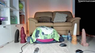 Th3Qu33n0fBigg3st From Stripchat Private Porn Video  - big-tits-blowjob, deepthroat, double-penetration, interactive-toys, anal-creampie