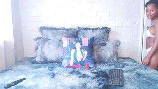 Watch ZaddiesGirl24 From Stripchat Free Porn Video  - interactive-toys, dildo-or-vibrator-double-penetration, black-hair, shaven, small-tits-ebony