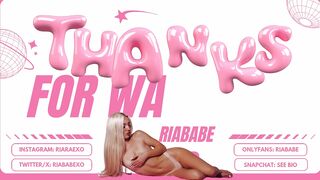 riababe Top Porn Video [Chaturbate] - young, 18, boobs, blonde, teen