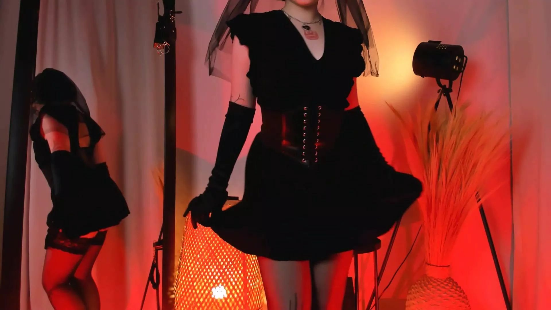 Arousing journey of her own body