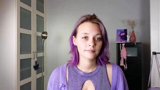 Watch new_purple Best Porn Video [Chaturbate] - new, shy, young, 18, bigboobs