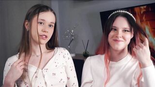 Watch SunnHelms From Stripchat Free Porn Video Record - ahegao, shaven, lesbians, russian-blondes, big-ass-asian