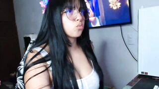 BellaJhones From Stripchat Hot Porn Video  - shaven, curvy-young, dildo-or-vibrator-deepthroat, latin-masturbation, small-audience