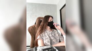 BlackM00n8 From Stripchat Free Porn Video Leak - brunettes-young, handjob, nylon, tattoos, cooking
