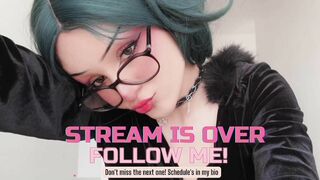 morgan_hill_ Top Porn Video [Chaturbate] - cosplay, deepthroat, fuckmachine, skinny, goth