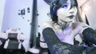 Watch cybeer_ghoostly Best Porn Leak Video [Chaturbate] - tattoos, stockings, goth, anime, bigboobs
