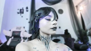 Watch cybeer_ghoostly Best Porn Leak Video [Chaturbate] - tattoos, stockings, goth, anime, bigboobs