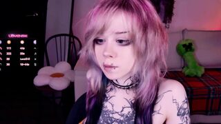 _lollyshy_ Best Porn Leak Video [Chaturbate] - emo, 18, teen, goth, cute