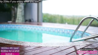 loollypop24 Hot Porn Leak Video [Chaturbate] - outdoor, pool, dance, gag