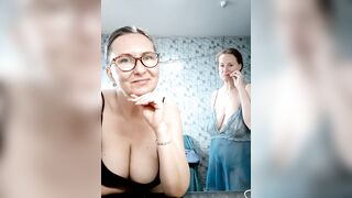 LyokaKrichka Webcam Porn Video Record [Stripchat] - gag, handjob, bigboobies, twogirls, glasses
