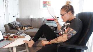 HollyTattoo Webcam Porn Video Record [Stripchat] - upskirt, camel-toe, dildo-or-vibrator, canadian, athletic-milfs