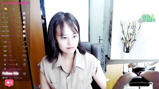 Office-YueYue Webcam Porn Video Record [Stripchat] - striptease, middle-priced-privates, brunettes, upskirt, interactive-toys