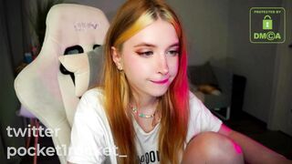pocketrocket_ New Porn Video [Chaturbate] - redhead, natural, ahegao, shaved