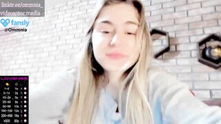 ommnia Hot Porn Video [Chaturbate] - new, 18, blonde, teen, cute thumbnail