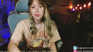 Watch bigeyesxo HD Porn Video [Chaturbate] - hairy, natural, chill, panties